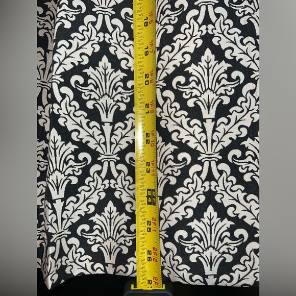 Mi Ami Demask Print off Shoulder Jacquard Fit & Flare Dress Size XS EUC Like New - Picture 9 of 9